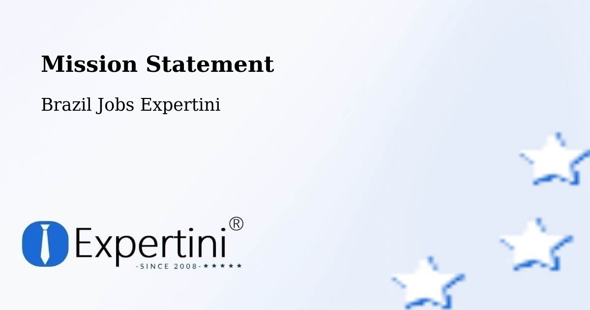 Corporate Mission – Ribeirópolis - Brazil Jobs Expertini
